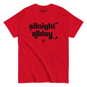 AllNight AllDay Red/Black Tee