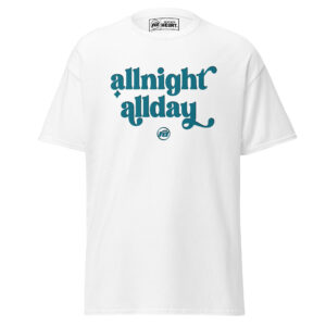 AllNight AllDay White/Aquatone Tee