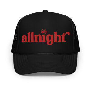 AllNight Drip Red/Black Foam Trucker Hat