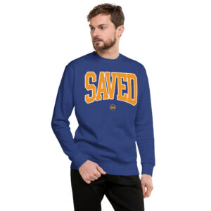 Big Saved Royal Orange Unisex Pullover