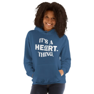 It's a HEaRT Thing Washed Unisex Hoodie