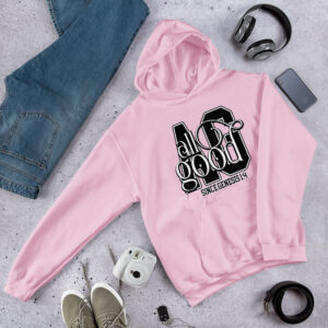 All Good Powder Pink Unisex Hoodie